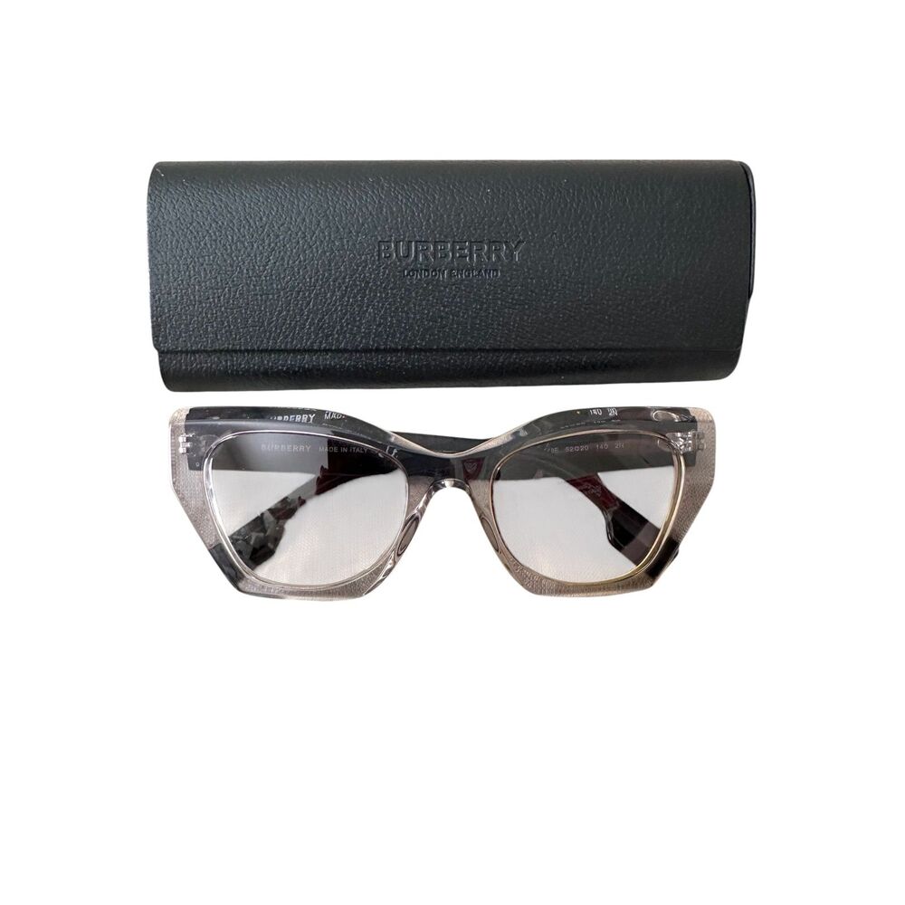 BURBERRY Cateye Sunglasses Gray w Case B4299 - Picture 2 of 6